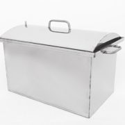 Коптильня с гидрозатвором большая нерж. сталь